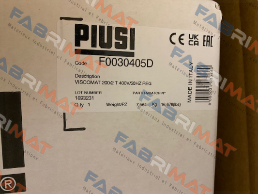 Zuwa-VISCOMAT 200-T / 1206096 price
