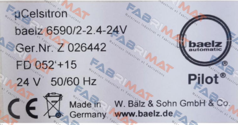 Baelz-6590/2 price