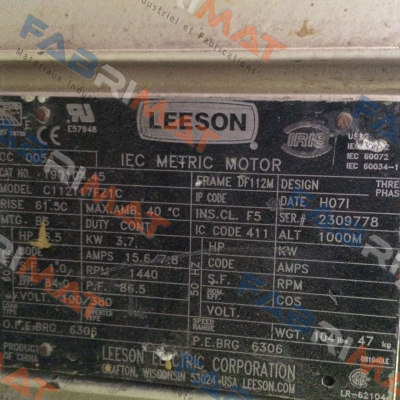 Leeson-C180T11FZ1CCC 005A AC  price
