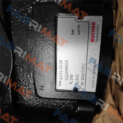 Bucher-100017812 / QX42-032R price