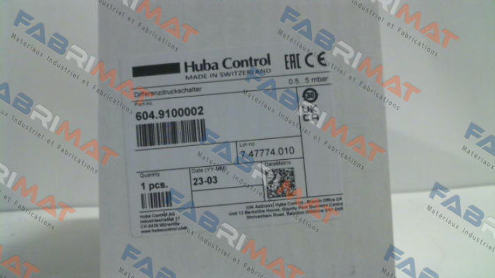 Huba Control-604.9100002 price
