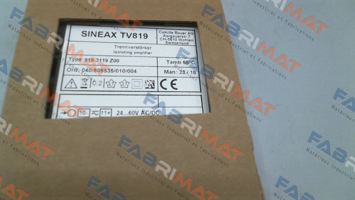 Camille Bauer-SINEAX TV819 / 819-311 price