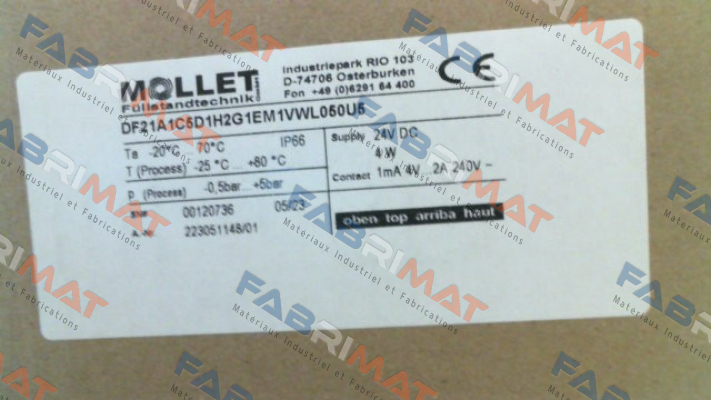 Mollet-DF21A1C5D1H2G1EM1VWL050U5 price