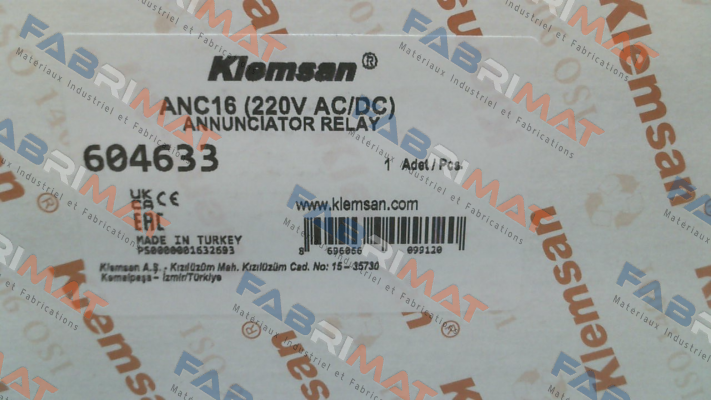 Klemsan-ANC16 -220 /  604633 price