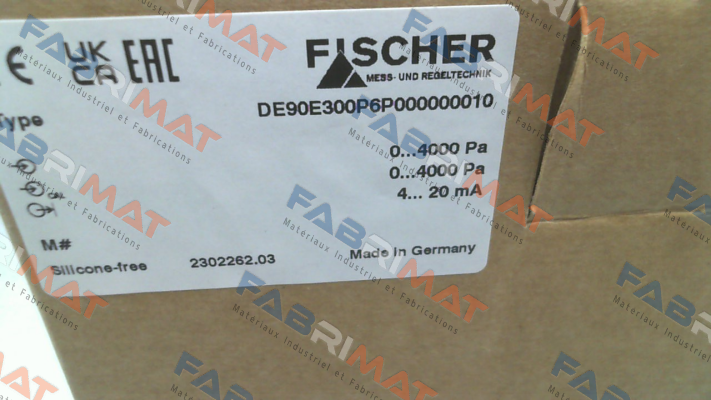 Fischer Mess Regeltechnik-DE90E300P6P000000012 price