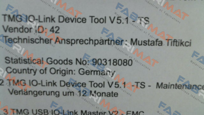 TMG-V5.1 -TS – Maintenance price