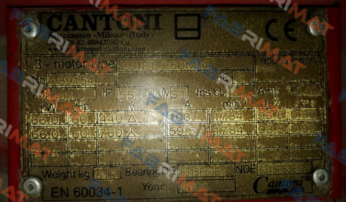 Cantoni-2SIEL 250 M-4 price