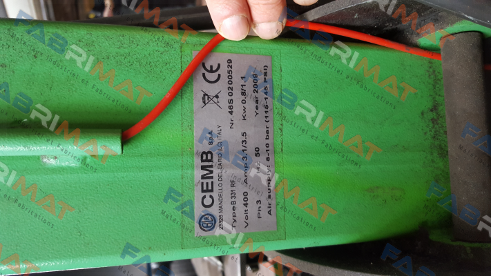 Cemb-Plastic cushion for mounting machine Nr.46S 02 00529 Type B 331 RF price