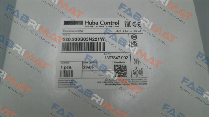 Huba Control-520.930S03N221W price