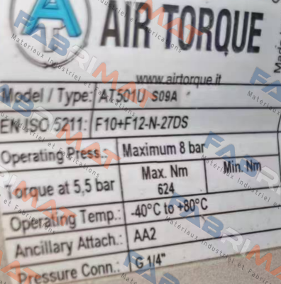 Air Torque-B10- AT501US09AF10+F12 27DS-000 price