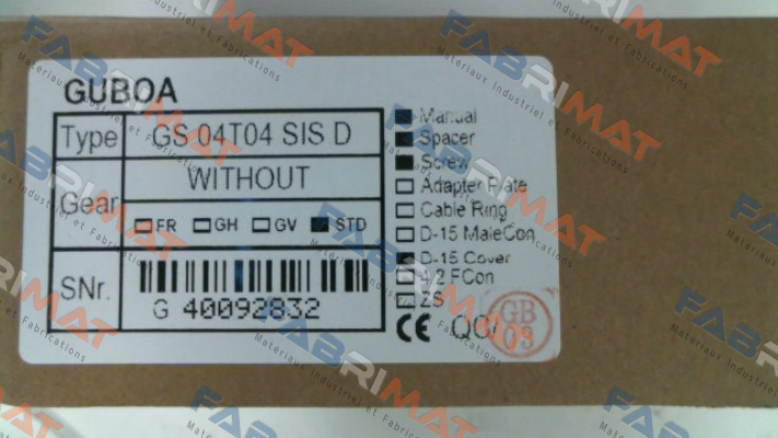 Guboa-GS 04T04 SIS-D price