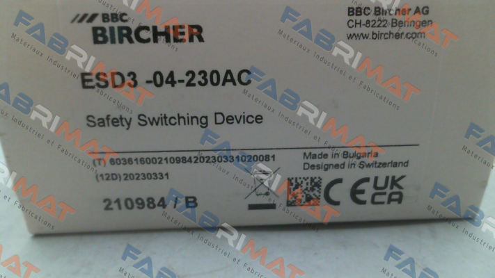 Bircher-ESD3-04-230AC price