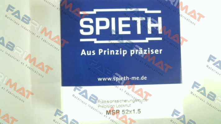 Spieth-K-10105201  / MSR 52X1.5 price