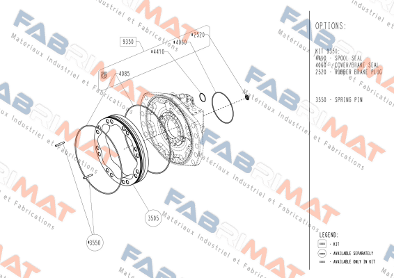 Poclain-B76139J / KITAM-OPEN-MS18/35-315-145-53 price