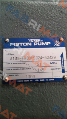 Yuken-A1 45-FR00HS D24-60429  price