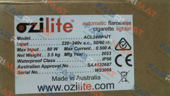 Ozilite - Automatic-ACL240WMT price