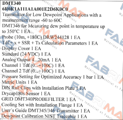 Vaisala-DMT340 6R0K1A111A1A001E2D6K0C0  price