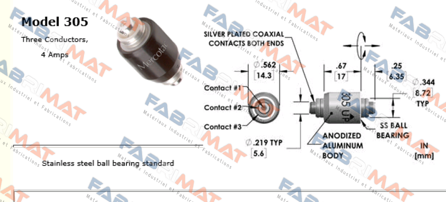 Mercotac-P/N: LM03-03050-00 Type: 305 price