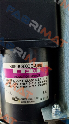 Spg Motor-S6I06GXCE-U60 price