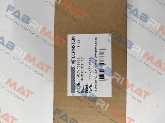 Bernstein-PN: 6174735001 / M-U1Z/U1Z AV price