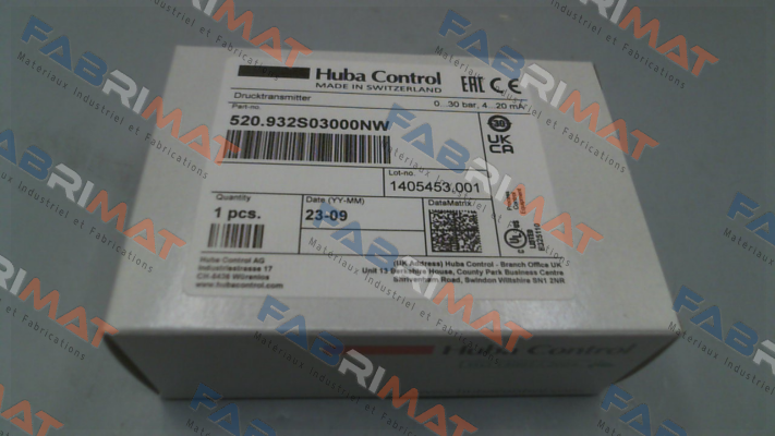 Huba Control-520.932S03000NW price