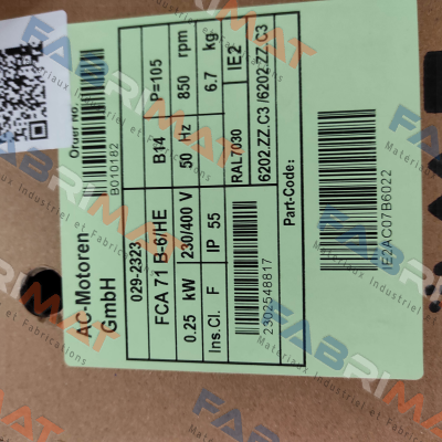 AC Motoren-FCA 71 B-6 /HE price