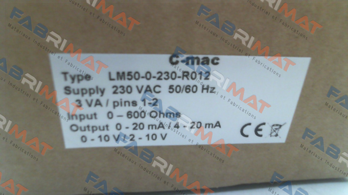 C-mac (Comadan)-LM50-0-230-R012 price