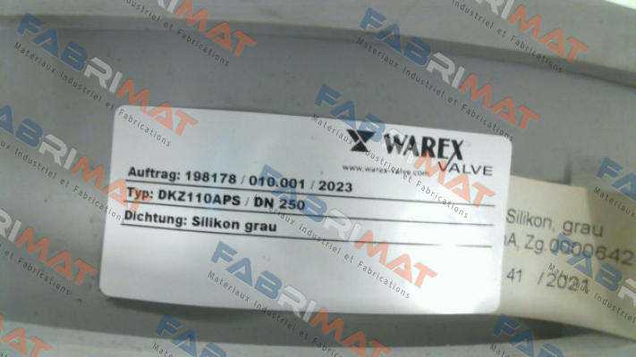 Warex-WX6000 / inflatable inner gasket for DKZ 110 APS DN 250 price
