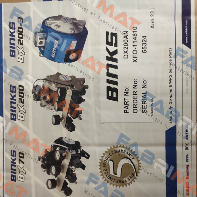 Binks-DX200AN price