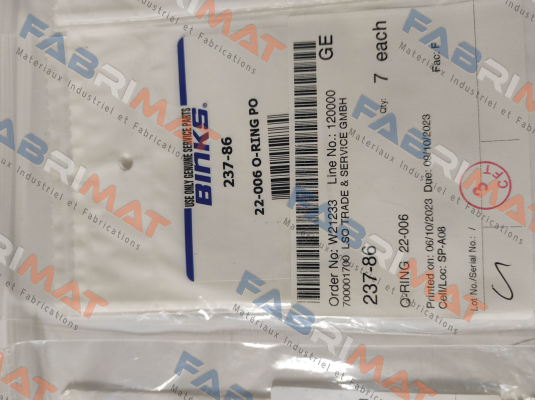 Binks-237-86 price