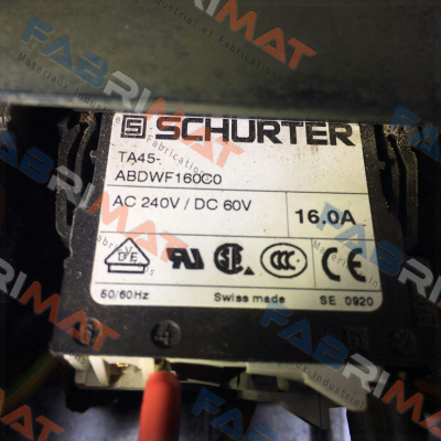 Schurter-TA45-ABDWF160C0 (1 pack, 1x20 pcs)  price